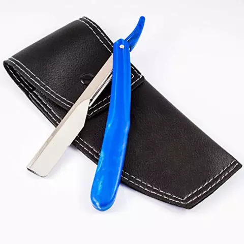 #2697 Barber Shaving Razor Stainless steel plastic handle folding Shaving knif
