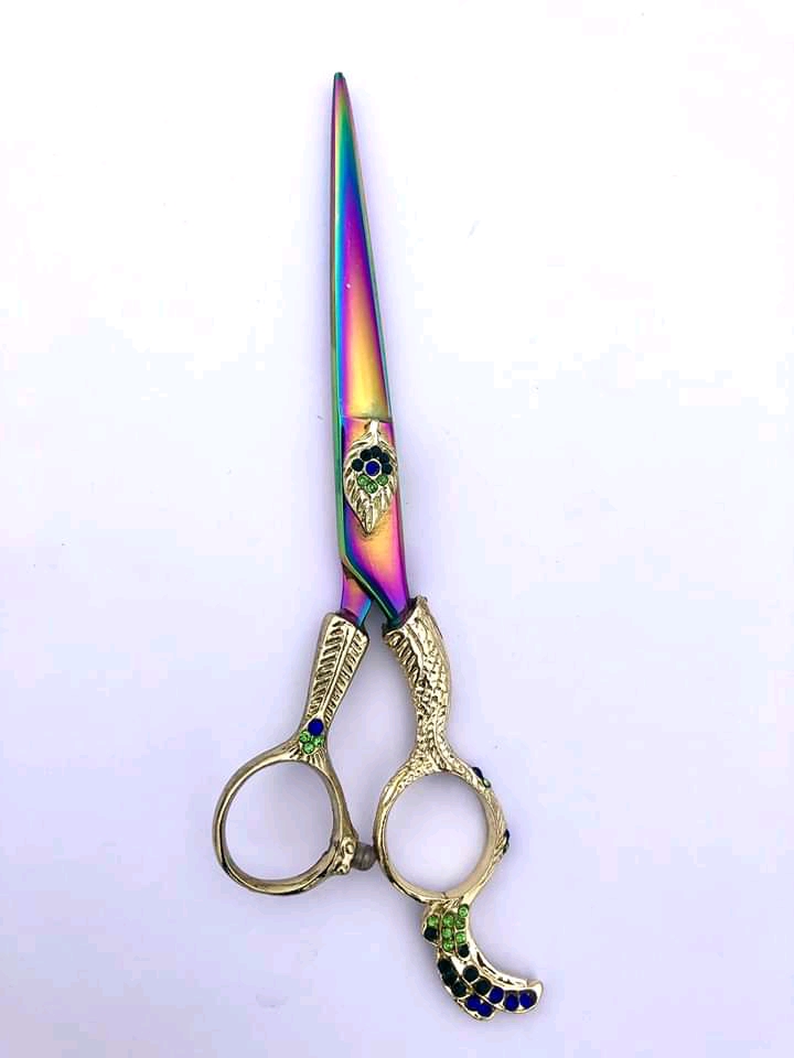 #3040 Barbers hairdressing Haircutting pocock Scissors for professional ladies gents barber