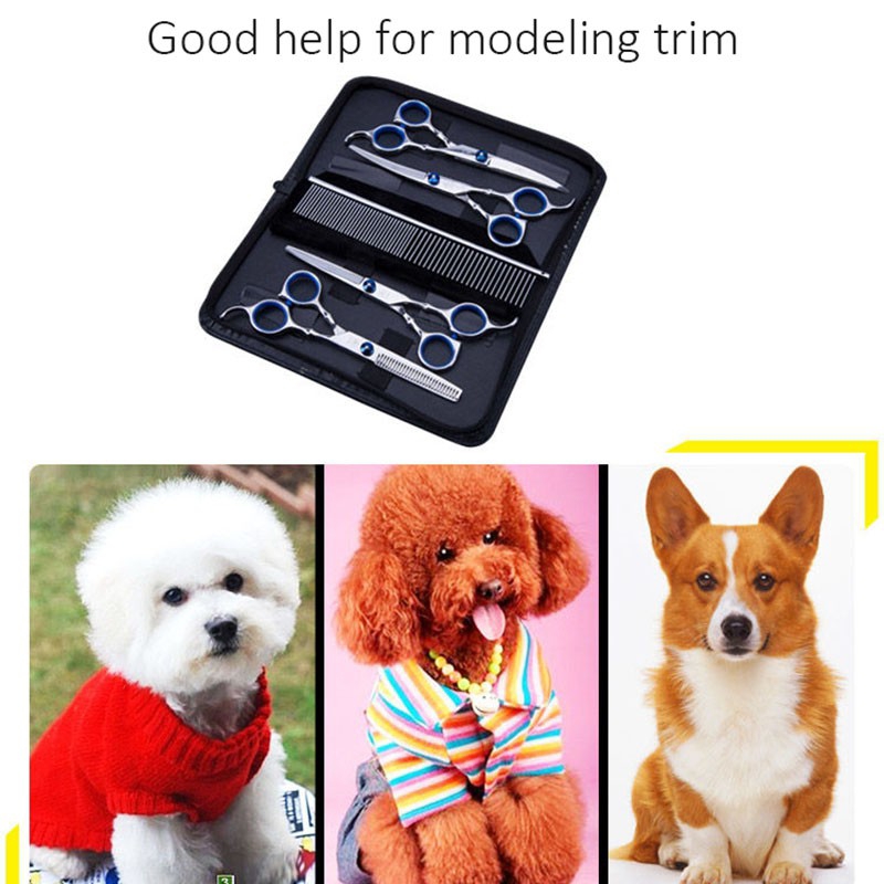 #3044 Pets grooming Scissors/Shears tools set