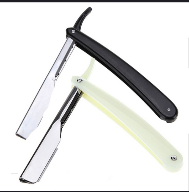 #2735 Plastic Handle Barber Shaving Razor blade Holder folding Shaving knif