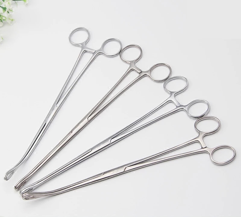 #2725 RAMPLEY SPONGE FORCEPS STRAIGHT CURVED SURGICAL MEDICAL USE