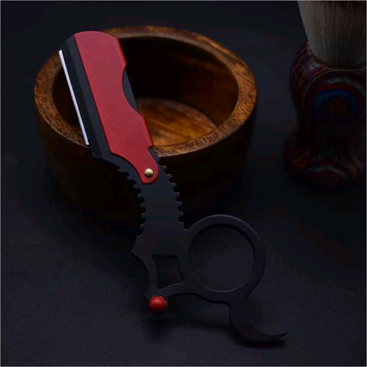 #2717 Barber professional Straight Shaving Razor blade Holder knif