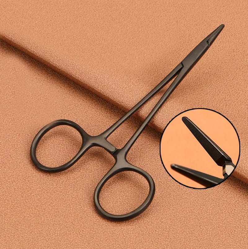 #3058 Needle Holder Needle Holder Stainless Steel Thick And Thin Needle Double Eyelid Needle Holder Surgical Operation