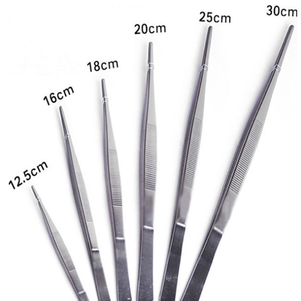 #3075 Stainless Steel Medical Dental Straight Forceps Tweezers