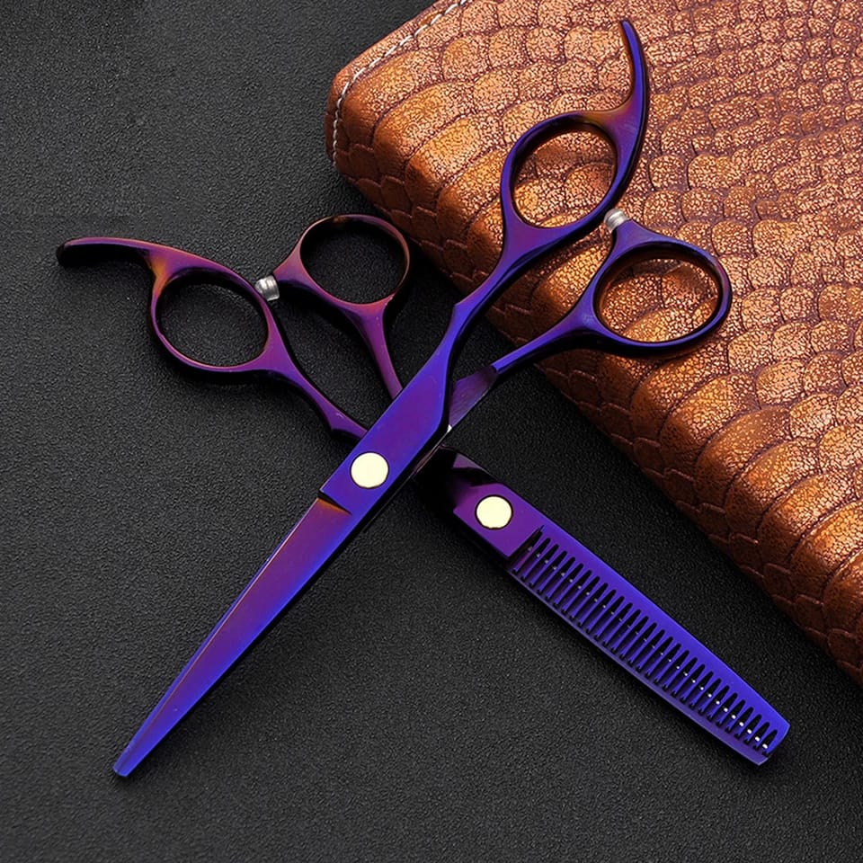 #3072 Japan j2 Hair Scissors for Hairdressers Barber Shop Supplies Titanium Professional Hairdressing Scissors for Cutting Hair