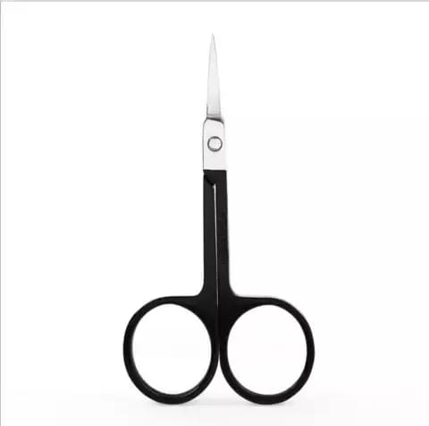 #3118 High quality stainless Steel cuticle scissor trimming scisosr curved for eyebrow