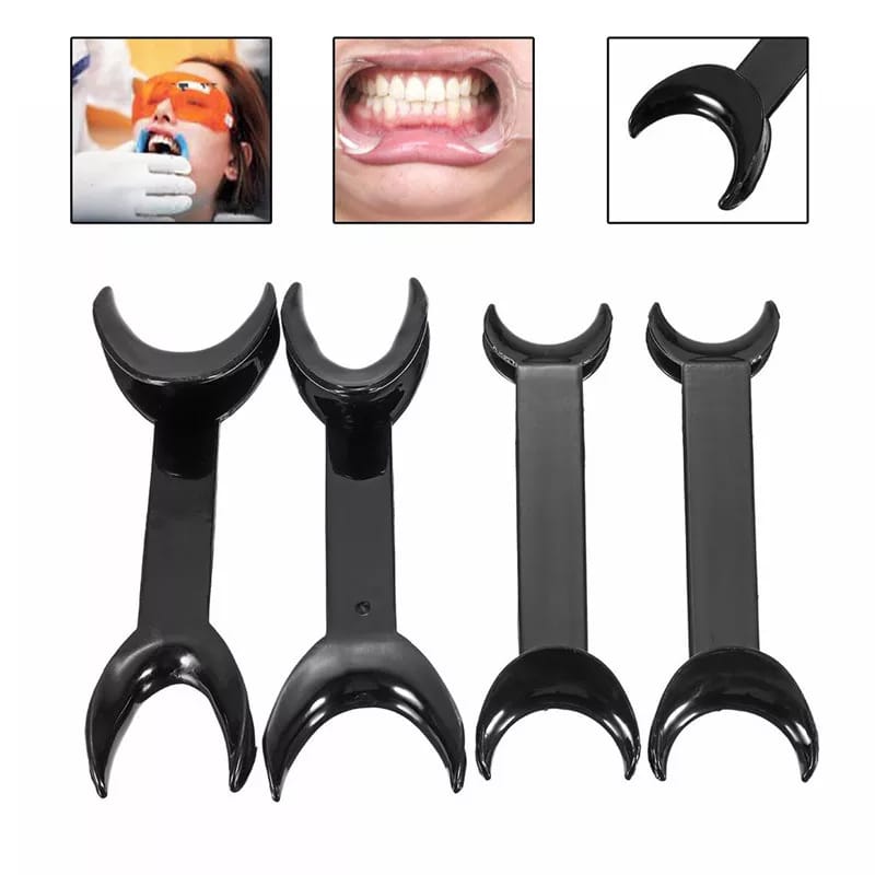 #3125 Dental Black Double head Lip Retractor Intraoral Lip Cheek Retractor Dental Orthodontic Mouth Opener Dentist Tools