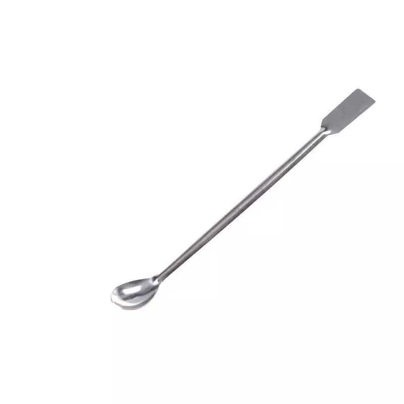 #3128 Stainless Steel Medicinal Spoon Spatula Shovel Head Experiment Pharmacy Laboratory Teaching Use