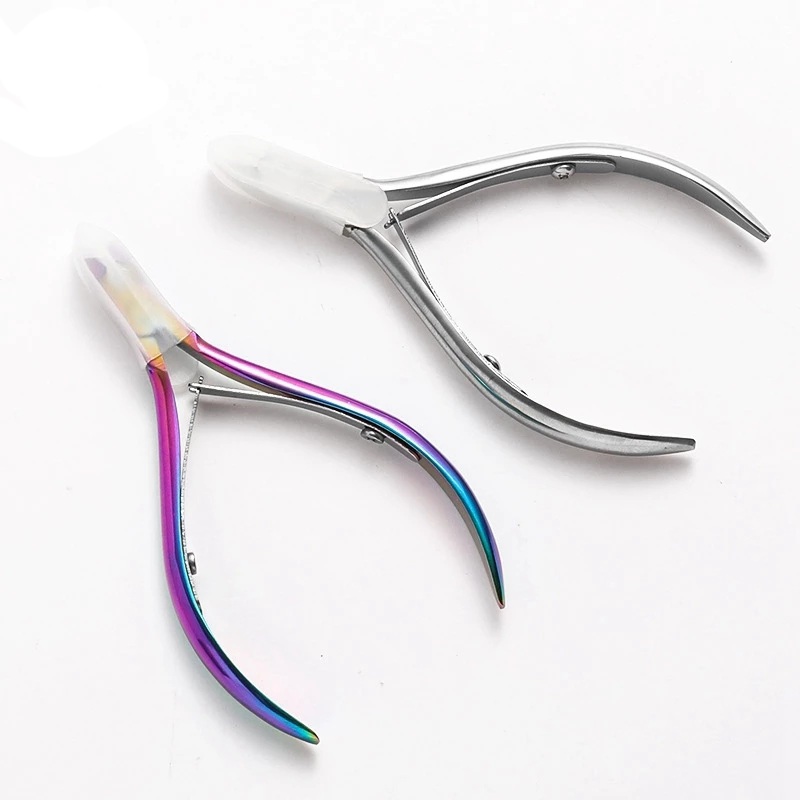 Cuticle Nippers Nail Manicure Scissors Cuticle Clippers Trimmer Dead Skin Remover Pedicure Stainless Steel Cutters Tools