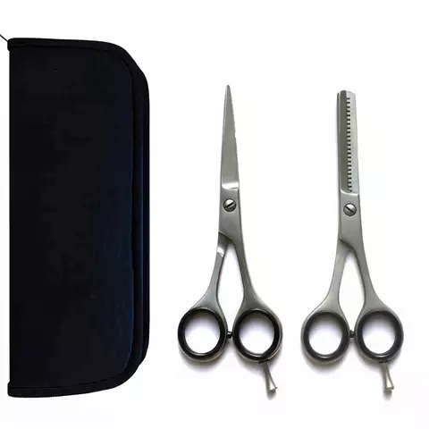 #3692 Barbers Professional Hairdressing Blunt Sharp Razor Edge Scissors Set
