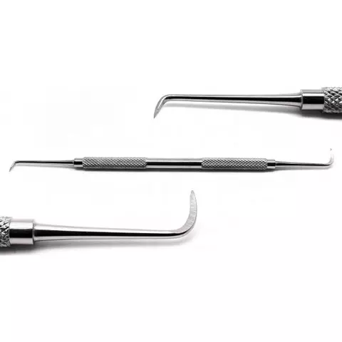 #3726 Stainles Steel Dental Scaler Posterior jacquette Scaler Miniature Blade Double Ended Dental Instrument