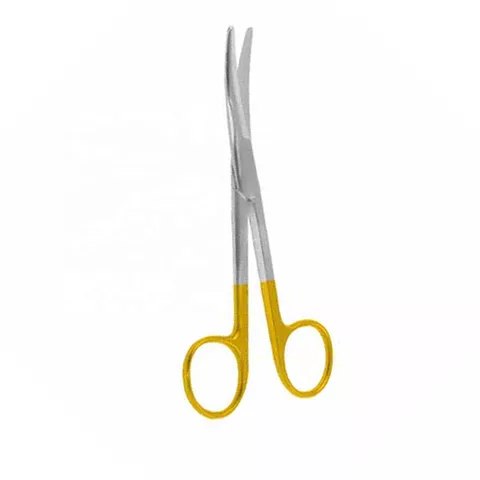 #3745 Mayo Harington Scissor Gold Coated Handle Stainles Steel Sharp Blades