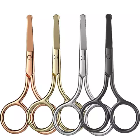 #3768 High Quality Professional Beard and Eyebrow Nose Scissor Available in Different Cloures